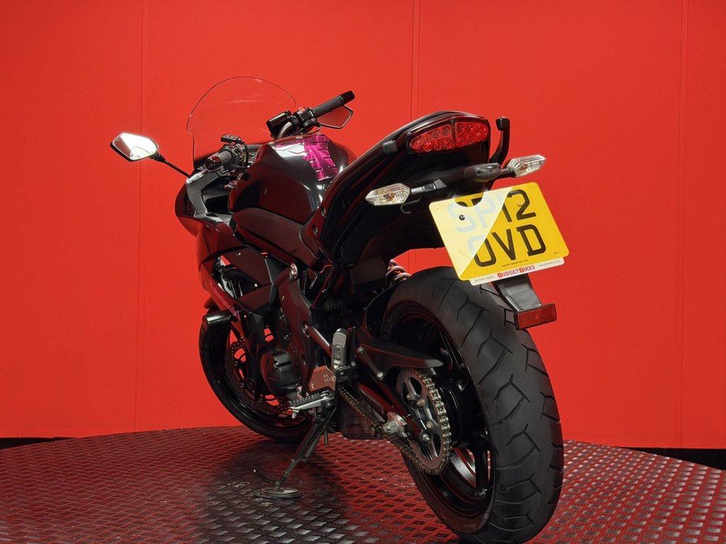 USED 2012 12 KAWASAKI ER-6F TRADE BIKES AT TRADE PRICES 11 SERVICE STAMPS