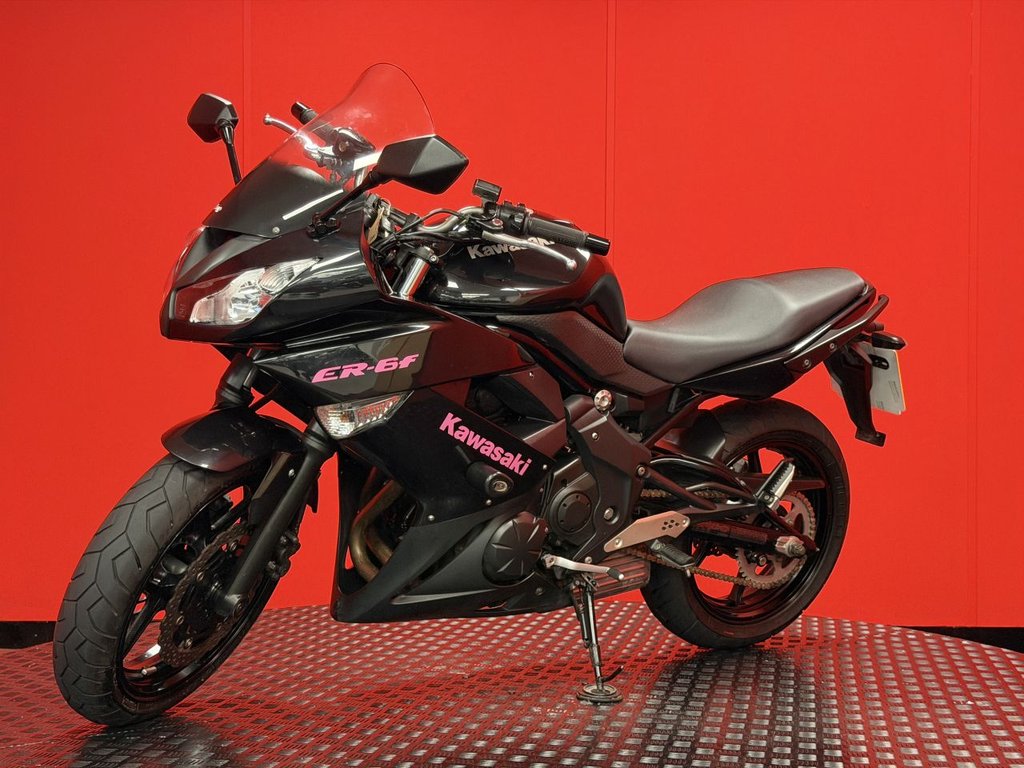 USED 2012 12 KAWASAKI ER-6F TRADE BIKES AT TRADE PRICES 11 SERVICE STAMPS