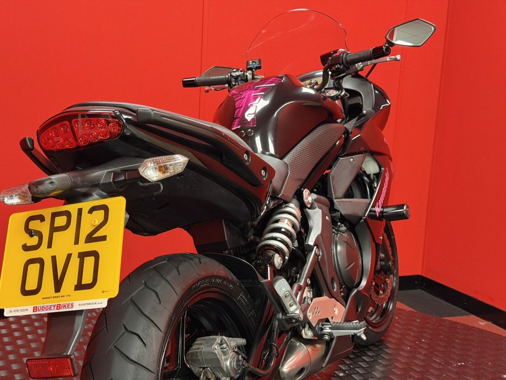 USED 2012 12 KAWASAKI ER-6F TRADE BIKES AT TRADE PRICES 11 SERVICE STAMPS