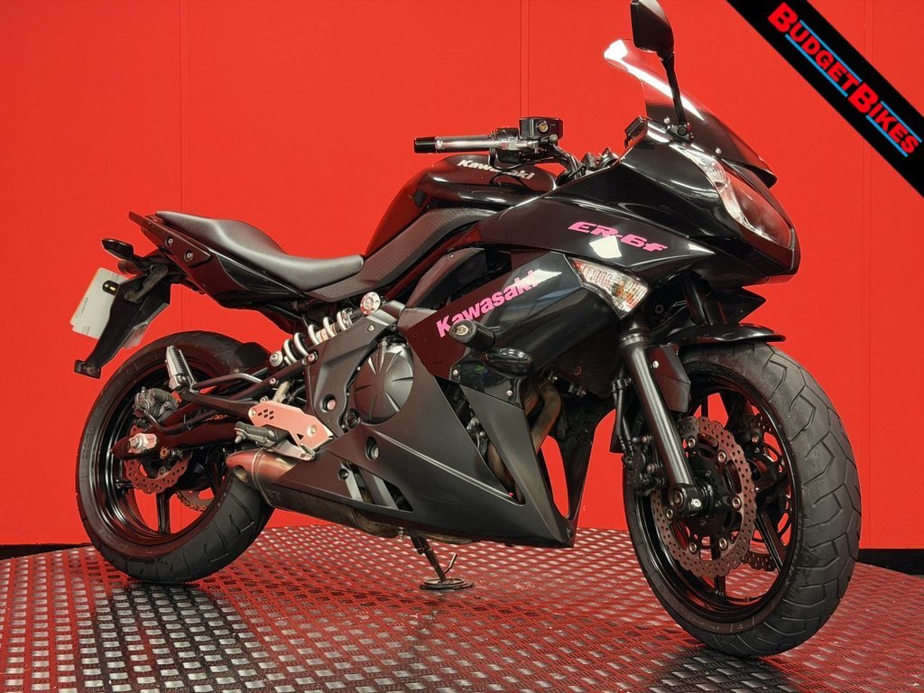 USED 2012 12 KAWASAKI ER-6F TRADE BIKES AT TRADE PRICES 11 SERVICE STAMPS