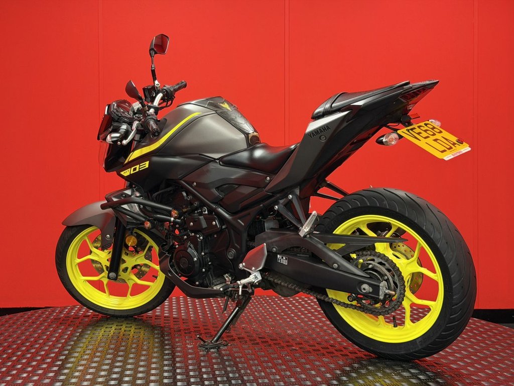 USED 2019 68 YAMAHA MT-03 TRADE BIKES AT TRADE PRICES 5 SERVICE STAMPS