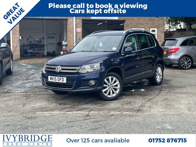 2015 VOLKSWAGEN TIGUAN 2.0 TDI BlueMotion Tech Match SUV 5dr Diesel DSG 4WD Euro 5 (s/s) (140 ps) £6795.00