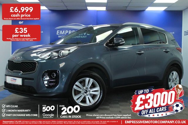View our Kia Sportage 1.7 CRDi 2 SUV 5dr Diesel Manual Euro 6 (s/s) (114 bhp)
