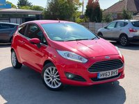 USED 2013 63 FORD FIESTA 1.0T EcoBoost Titanium X Hatchback 3dr Petrol Powershift Euro 5 (100 ps) SENSORS + HEATED SEATS + LEATH