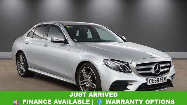 2018 68 MERCEDES-BENZ E-CLASS 2.0 E200 AMG Line Saloon 4dr Petrol G-Tronic+ Euro 6 (s/s) (184 ps) 