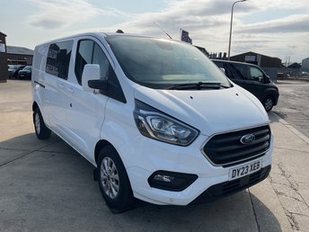 2023 FORD TRANSIT CUSTOM 2.0 320 EcoBlue Limited Crew Van Double Cab 5dr Diesel Manual L2 H1 Euro 6 (s/s) (130 ps) &pound;18995.00