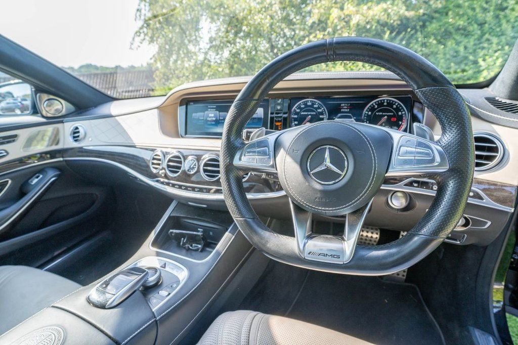 USED 2016 16 MERCEDES-BENZ S CLASS 5.5 S63L V8 AMG (Executive) Saloon 4dr Petrol SpdS MCT Euro 6 (s/s) (585 ps) FSH, AMG DRIVERS PACK, HUD, 360 CAM
