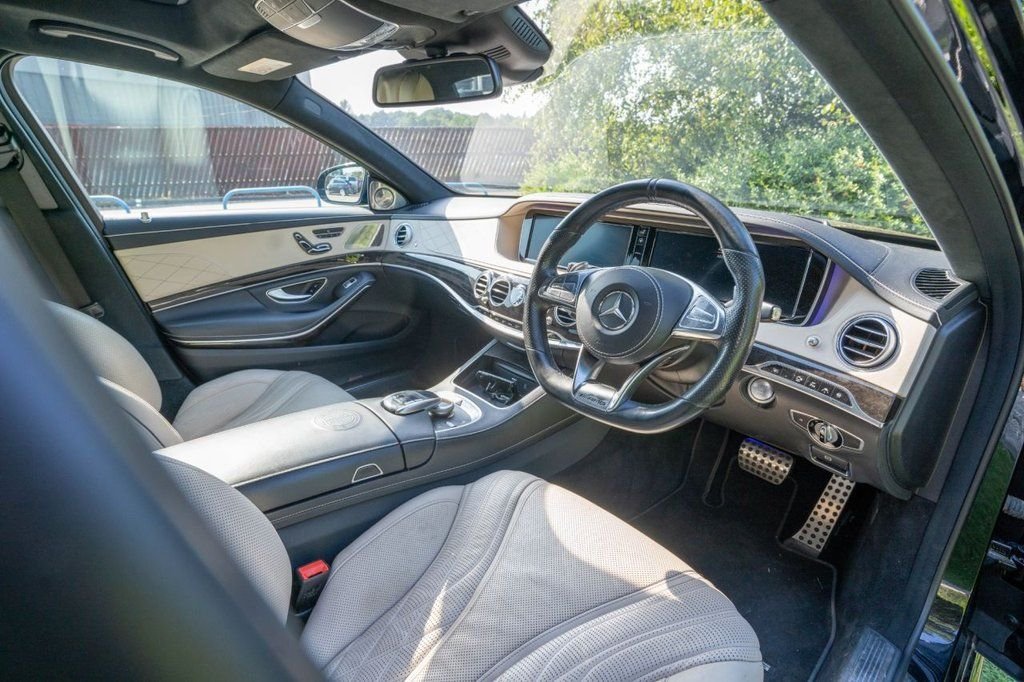 USED 2016 16 MERCEDES-BENZ S CLASS 5.5 S63L V8 AMG (Executive) Saloon 4dr Petrol SpdS MCT Euro 6 (s/s) (585 ps) FSH, AMG DRIVERS PACK, HUD, 360 CAM