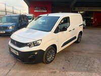 USED 2022 72 PEUGEOT PARTNER 1.5 BlueHDi 1000 Professional Premium SWB Euro 6 100 - 3 SEATS + AIR CON 3 SEATS + AIR CON + ONLY 25000 MILES
