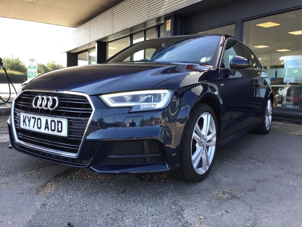 USED 2020 70 AUDI A3 1.5 TFSI 35 S line Sportback 5dr Petrol S Tronic Euro 6 (s/s) (150 ps) 