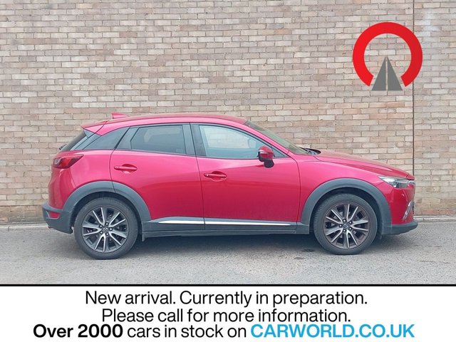 View our Mazda CX-3 2.0 SKYACTIV-G Sport Nav SUV 5dr Petrol Manual Euro 6 (s/s) (121 ps)