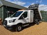 USED 2021 21 FORD TRANSIT 2.0 350 EcoBlue Leader Tipper 2dr Diesel Manual FWD L3 Euro 6 (s/s) (130 ps) 