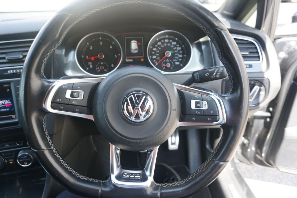 USED 2016 66 VOLKSWAGEN GOLF 2.0 TDI BlueMotion Tech GTD DSG Euro 6 (s/s) 5dr AUTO/DIESEL/HISTORY!!!