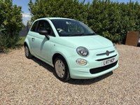 USED 2017 17 FIAT 500 1.2 Pop Hatchback 3dr Petrol Manual Euro 6 (s/s) (69 bhp) Low mileage. &pound;20 year tax