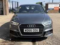 USED 2017 66 AUDI A3 2.0 TDI S line Sportback 5 Door Diesel Manual Grey Euro 6 Low Tax BLUETOOTH+CRUISE+AUTO LIGHTS+AUX