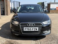 USED 2015 65 AUDI A3 1.4 TFSI CoD Sport Sportback 5 Door Petrol Manual Black Euro 6 1 Former Keeper Low Tax 1 FORMER KEEPER+AUTO LIGHTS+CRUISE