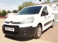 USED 2013 13 CITROEN BERLINGO 1.6 HDi 625 Enterprise Panel Van 5dr Diesel Manual L1 (Euro 5) (133 g/km, 75 bhp) 