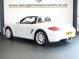 USED 2010 10 PORSCHE BOXSTER 2.9 987 Convertible 2dr Petrol Manual (221 g/km, 255 bhp) FULLY DOCUMENTED SERVICE HISTORY + &pound;6,304 WORTH OF EXTRAS + SPORT TAIL PIPE + SOUND PACK PLUS + AUTOMATIC CLIMATE CONTROL + AIR CONDITIONING + IN CAR ENTERTAINMENT CD/MP3/AM/FM + XENON HEADLIGHTS + CRUISE CONTROL + LEATHER STEERING WHEEL + COLOUR CODED ROLL-OVER BAR + PARK ASSIST + ELECTRIC SPOILER + WIND DEFLECTOR + 19 INCH CARRERA SPORT ALLOY WHEELS + ELECTRIC WINDOWS + ELECTRIC HEATED DOOR MIRRORS...