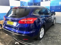 USED 2015 65 FORD FOCUS 1.5 TDCi Titanium Estate 5dr Diesel Powershift Euro 6 (s/s) (120 ps) A stunning example of this Ulez compliant 5 door diesel automatic estate finished in Deep Impact Blue complimented with 17" 5 twin spoke alloys .This car comes with full service history inc cam belt change  9/12 /25 . It comes equipped with rear parking sensors with reverse camera ,cruise control and speed limiter ,Dab cd radio with usb inputs ,touch screen satellite navigation ,auto lights and wipers ,dual zone digital climate control ,Bluetooth connectivity plus all the usual refinements and s