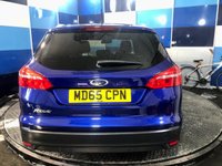 USED 2015 65 FORD FOCUS 1.5 TDCi Titanium Estate 5dr Diesel Powershift Euro 6 (s/s) (120 ps) A stunning example of this Ulez compliant 5 door diesel automatic estate finished in Deep Impact Blue complimented with 17" 5 twin spoke alloys .This car comes with full service history inc cam belt change  9/12 /25 . It comes equipped with rear parking sensors with reverse camera ,cruise control and speed limiter ,Dab cd radio with usb inputs ,touch screen satellite navigation ,auto lights and wipers ,dual zone digital climate control ,Bluetooth connectivity plus all the usual refinements and s