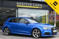 USED 2017 AUDI S3 2.0 TFSI Black Edition Hatchback 3dr Petrol S Tronic quattro Euro 6 (s/s) (310 ps) *HOME DELIVERY 7 DAY MONEY BACK*