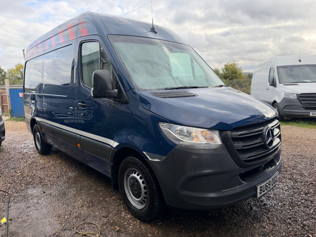 Blue 2020 Mercedes-Benz Sprinter Van All-wheel drive Manual