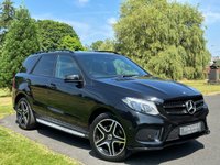 USED 2018 18 MERCEDES-BENZ GLE 3.0 GLE350d V6 AMG Night Edition SUV 5dr Diesel G-Tronic 4MATIC Euro 6 (s/s) (258 ps) REVERSE CAM+SAT NAV+DAB+KEYLESS GO