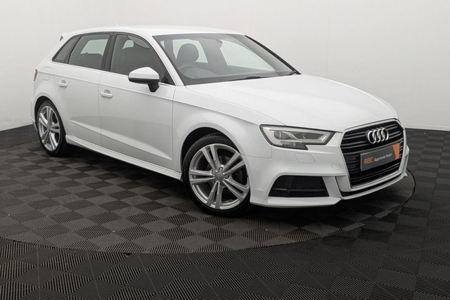 2018 18 AUDI A3 1.5 TFSI CoD S line Sportback 5dr Petrol S Tronic Euro 6 (s/s) (150 ps) Sat Nav, Sensors, 18" Alloys