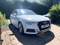 USED 2018 18 AUDI A3 2.0 TDI S line Sportback 5dr Diesel S Tronic Euro 6 (s/s) (150 ps) APPLE CARPLAY + CRUISE CONTROL + PARKING SENSORS + SATNAV