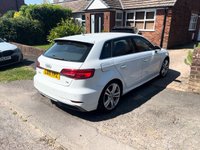USED 2018 18 AUDI A3 2.0 TDI S line Sportback 5dr Diesel S Tronic Euro 6 (s/s) (150 ps) APPLE CARPLAY + CRUISE CONTROL + PARKING SENSORS + SATNAV