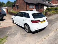 USED 2018 18 AUDI A3 2.0 TDI S line Sportback 5dr Diesel S Tronic Euro 6 (s/s) (150 ps) APPLE CARPLAY + CRUISE CONTROL + PARKING SENSORS + SATNAV