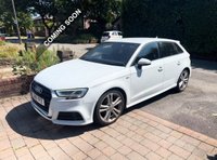 USED 2018 18 AUDI A3 2.0 TDI S line Sportback 5dr Diesel S Tronic Euro 6 (s/s) (150 ps) APPLE CARPLAY + CRUISE CONTROL + PARKING SENSORS + SATNAV