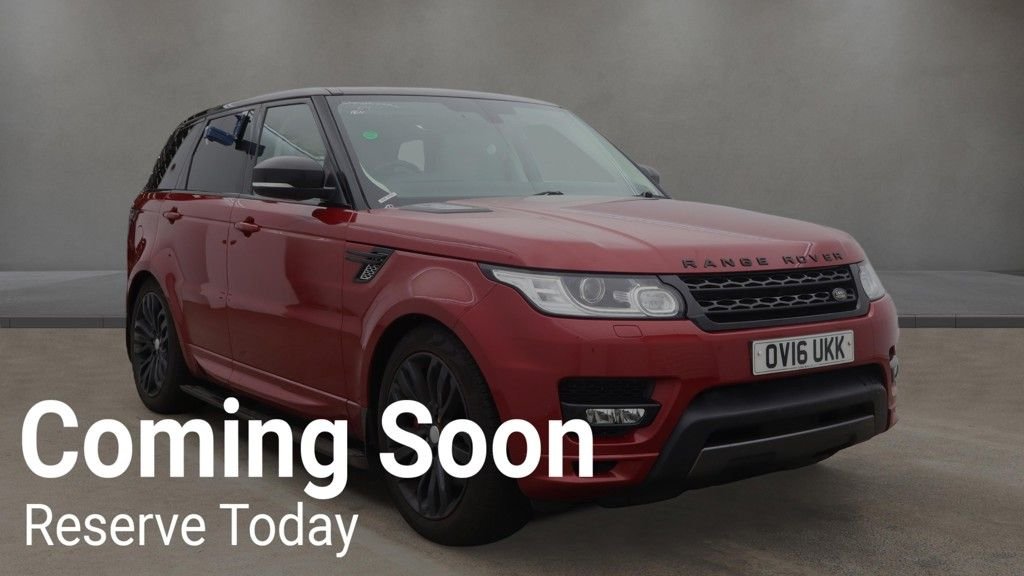 USED 2016 16 LAND ROVER RANGE ROVER SPORT 3.0 SD V6 Autobiography Dynamic SUV 5dr Diesel Auto 4WD Euro 6 (s/s) (306 ps) 7 SEATER / PAN ROOF