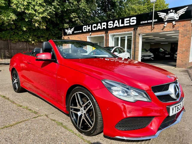 2013 63 MERCEDES-BENZ E CLASS 3.0 E350d V6 BlueTEC AMG Sport Cabriolet 2dr Diesel G-Tronic+ Euro 6 (s/s) (252 ps) CONVERTIBLE, LEATHER, NAV!