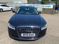 USED 2014 14 AUDI A8 3.0 TDI V6 Sport Executive Saloon 4dr Diesel Tiptronic quattro Euro 6 (s/s) (258 ps) PX WELCOME, FINANCE AVAILABLE
