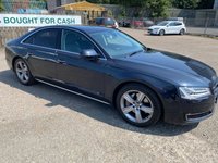 USED 2014 14 AUDI A8 3.0 TDI V6 Sport Executive Saloon 4dr Diesel Tiptronic quattro Euro 6 (s/s) (258 ps) PX WELCOME, FINANCE AVAILABLE