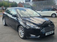 USED 2016 66 FORD FOCUS 1.5 TDCi Titanium Hatchback 5dr Diesel Manual Euro 6 (s/s) (120 ps) 6 MONTHS RAC WARRANTY 2 KEYS