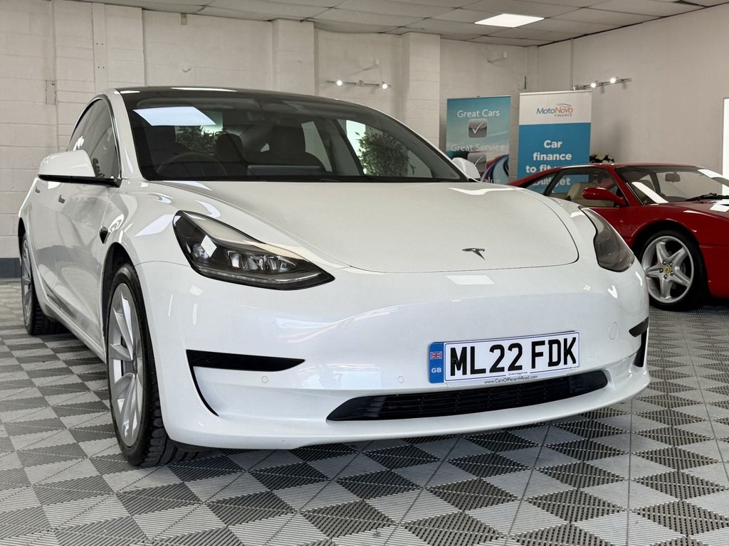 USED 2022 22 TESLA Model 3 Standard Range Plus Saloon 4dr Electric Auto RWD (241 bhp) 