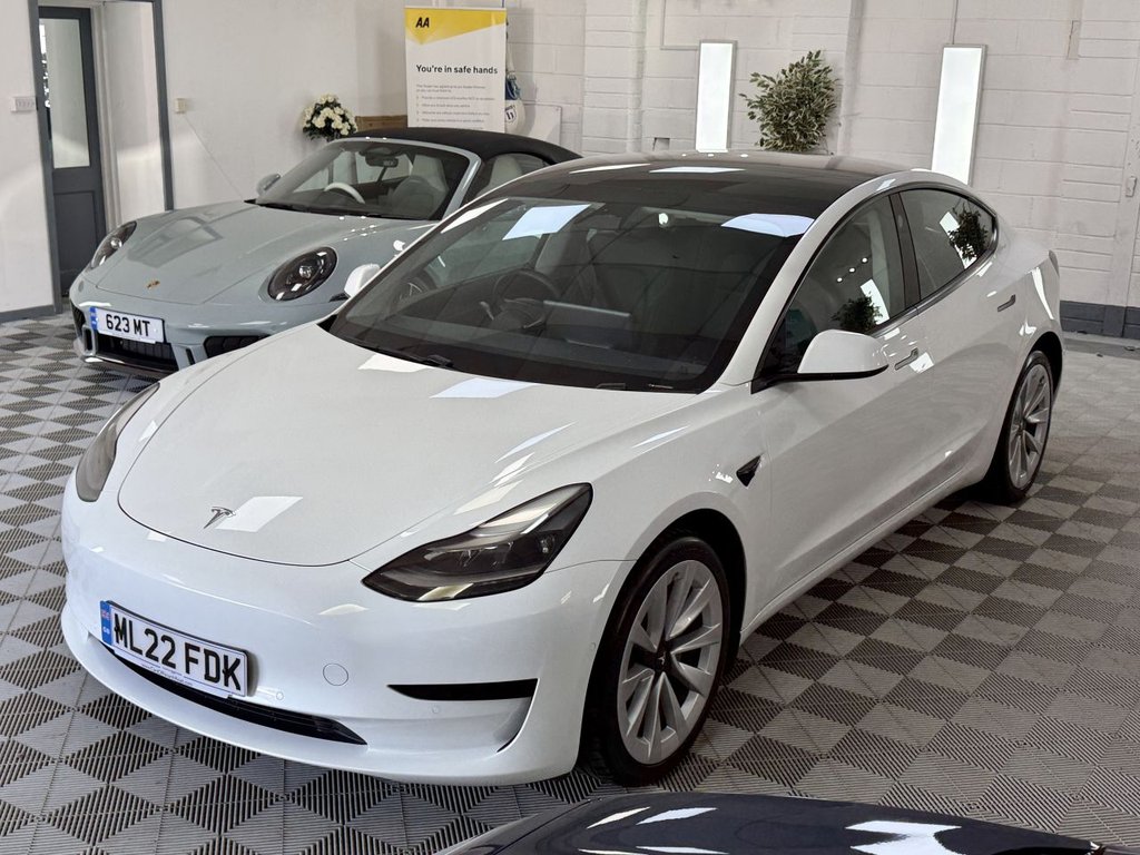 USED 2022 22 TESLA Model 3 Standard Range Plus Saloon 4dr Electric Auto RWD (241 bhp) 