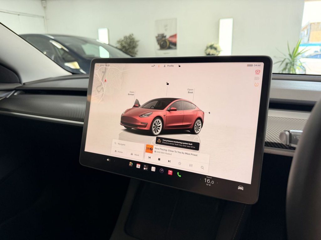 USED 2022 22 TESLA Model 3 Standard Range Plus Saloon 4dr Electric Auto RWD (241 bhp) 