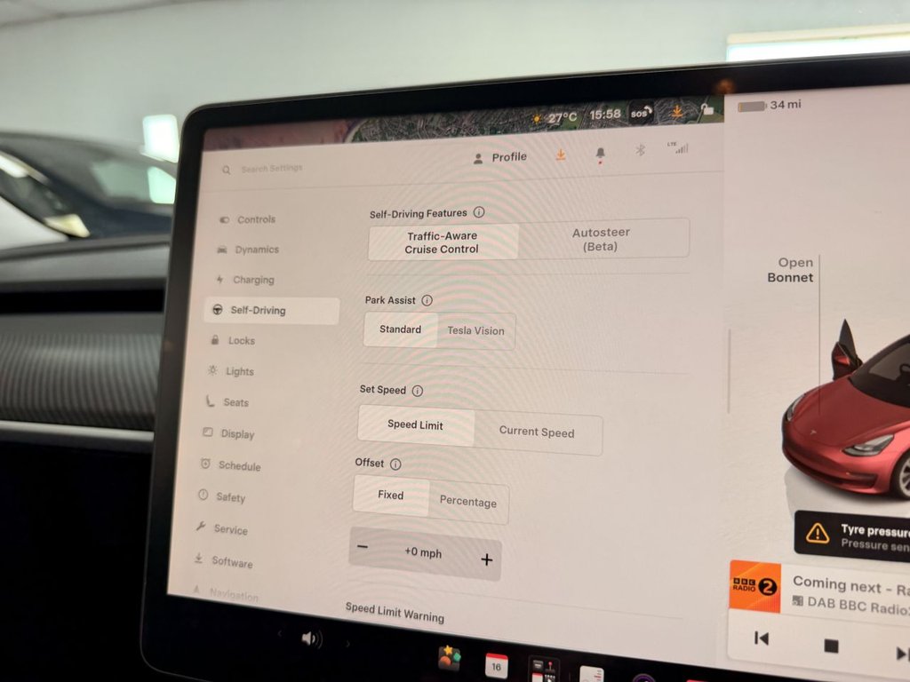 USED 2022 22 TESLA Model 3 Standard Range Plus Saloon 4dr Electric Auto RWD (241 bhp) 