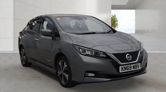 View our Nissan Leaf 62kWh e+ Tekna Hatchback 5 Door Electric Automatic Grey 1 Former Keeper