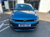 USED 2016 16 VOLKSWAGEN POLO 1.2 TSI BlueMotion Tech Match Hatchback 5dr Petrol Manual Euro 6 (s/s) (90 ps) 