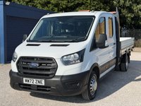 USED 2022 72 FORD TRANSIT 2.0 350 EcoBlue HD Leader Dropside Double Cab 4dr Diesel Manual RWD L4 Euro 6 (s/s) (130 ps) 