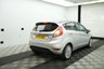 USED 2015 15 FORD FIESTA 1.5 TDCi Titanium Hatchback 5dr Diesel Manual Euro 5 (75 ps) ONLY &pound;20 A YEAR ROAD TAX+SONY RADIO-CD PLAYER-MP3 COMPATIBILITY+BLUETOOTH HANDSFREE PHONE+AUDIO VOICE CONTROL+AUTOMATIC HEADLIGHT ACTIVATION+RAIN-SENSING WINDSCREEN WIPERS+'MOONDUST SILVER' PAINT+16 INCH ALLOY WHEELS.