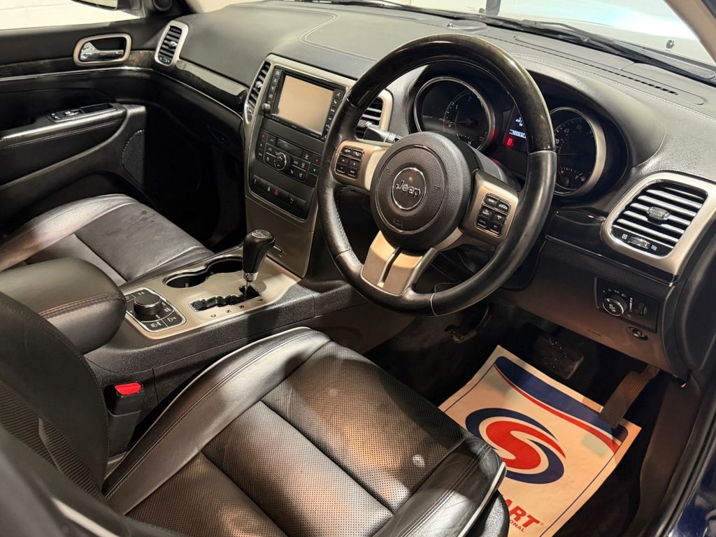 USED 2018 62 JEEP GRAND CHEROKEE 3.0 V6 CRD Overland SUV 5dr Diesel Auto 4WD Euro 5 (237 bhp) 