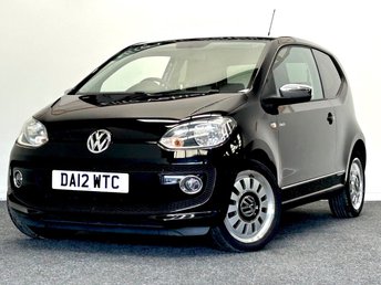 2012 VOLKSWAGEN UP! 1.0 up! Black Hatchback 3dr Petrol Manual Euro 5 (75 ps) &pound;4690.00