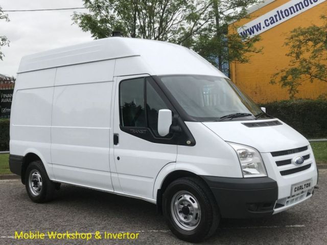 2010 60 Ford Transit 115 T350m High Roof [ Mobile Workshop+Invertor ] Van Rwd Low Mileage