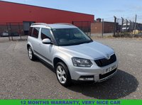 USED 2014 SKODA YETI 2.0 TDI SE Outdoor 5dr Diesel Manual Euro 5 (110 ps) 12 months mot, 12 months warranty like new