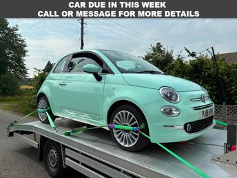 2019 FIAT 500 1.2 Lounge Hatchback 3dr Petrol Manual Euro 6 (s/s) (69 bhp) £7995.00
